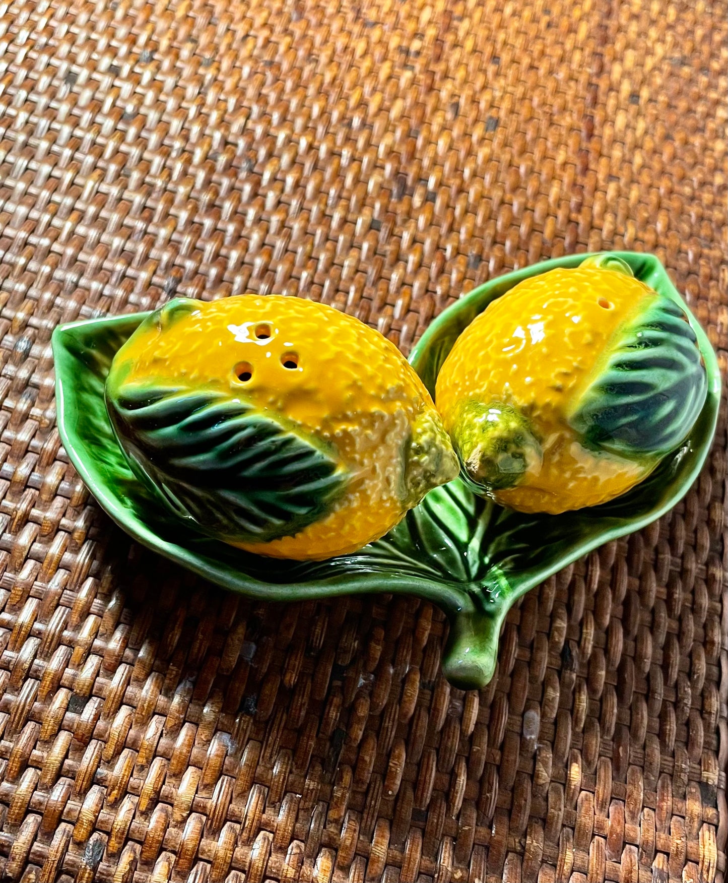 Salière/poivrière citrons