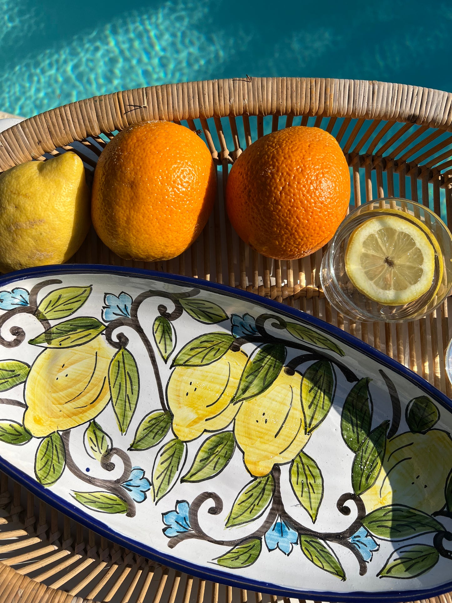 Grand plat citrons